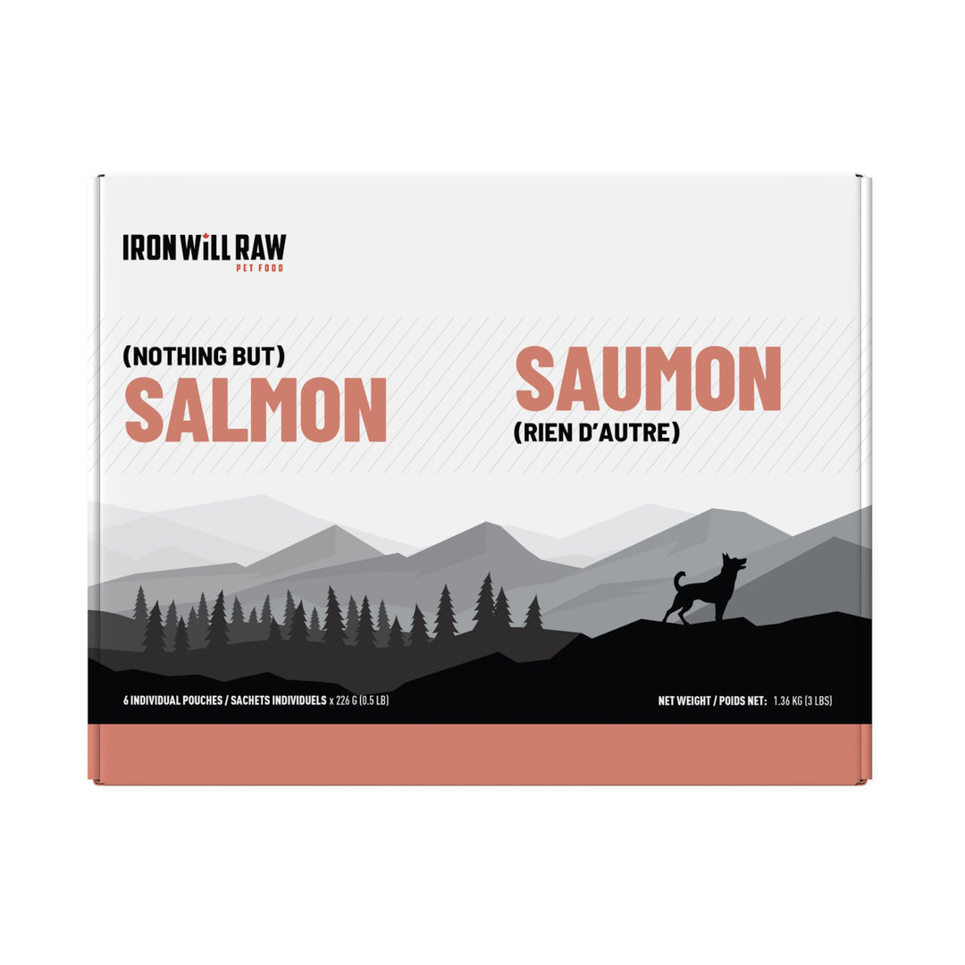 IRON WILL RAW NOTHING BUT SALMON 3LB