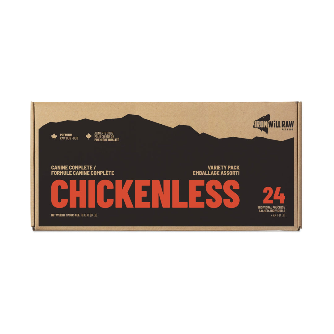 Iron Wiil Raw Canine Complete Chickenless Feast (24lb)
