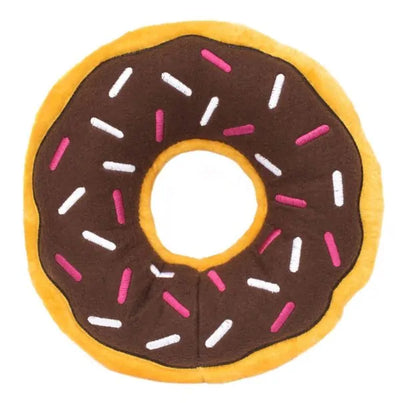 Zippy Paws Jumbo Chocolate Donut Toy - Tail Blazers Etobicoke