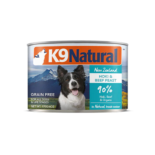 K9 NATURAL BEEF DOG CAN 6OZ - Tail Blazers Etobicoke