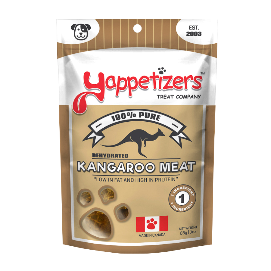 Yappetizers Dehydrated Kangaroo Meat (85g) - Tail Blazers Etobicoke
