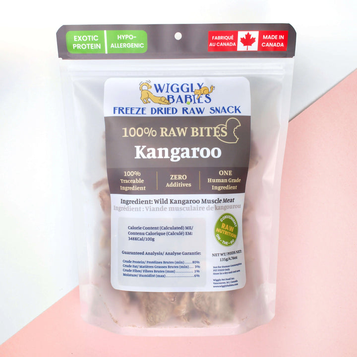 Wiggly Babies Freeze-Dried Kangaroo Meat 135G