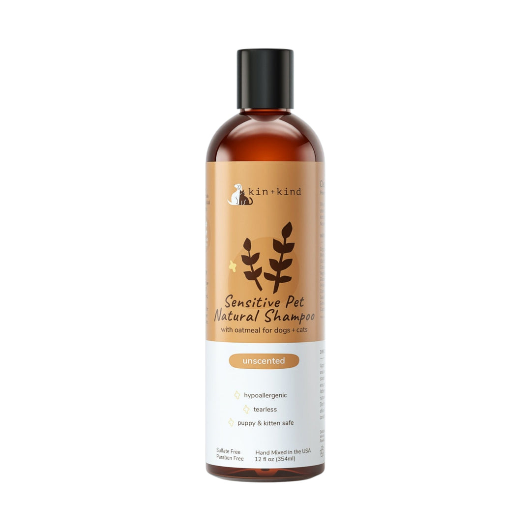 Kin+Kind Sensitive Skin Pet Shamp (12oz)