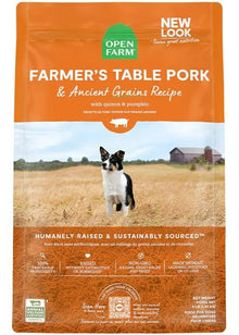 Open Farm Pork and Ancient Grains Recipe Adult Dog Food (22lb)