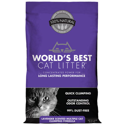 Worlds Best Litter - Multi Cat Lavender Scented (7lb) - Tail Blazers Etobicoke