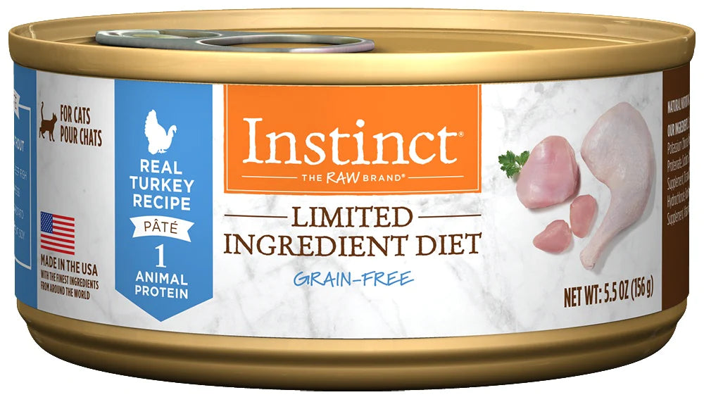 NV INSTINCT LID TURKEY CAT CAN 5.5OZ - Tail Blazers Etobicoke