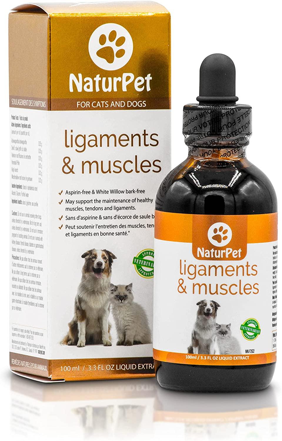 NATURPET LIGAMENTS &amp; MUSCLES 100ML - Tail Blazers Etobicoke