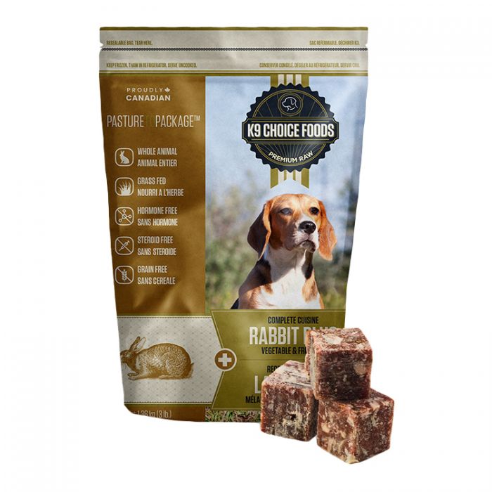K9 Choice Complete Cuisine Rabbit Plus (3lb)