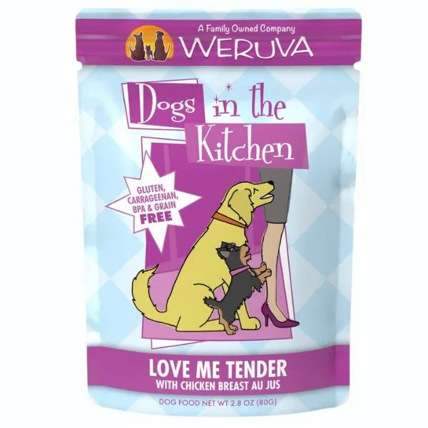 WERUVA DIK LOVE ME TEND DOG POUCH 2.8OZ - Tail Blazers Etobicoke