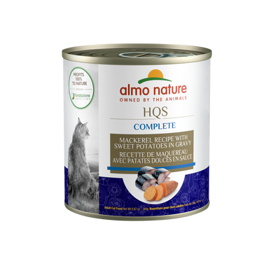 Almo Nature HQS Complete Mackerel & Sweet Potato Cat Can (280g) - Tail Blazers Etobicoke