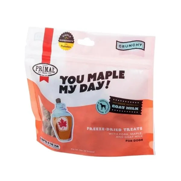 Primal You Maple My Day Pork & Maple FD Treat with Goat Milk