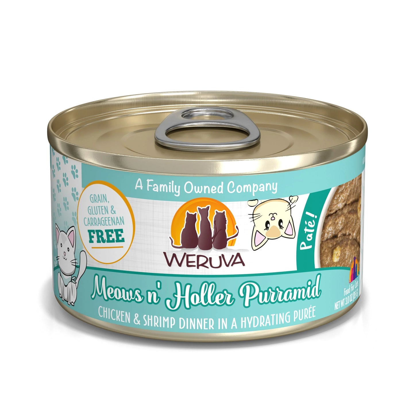 WERUVA MEOWS N HOLLER CAT PATE 5.5OZ - Tail Blazers Etobicoke