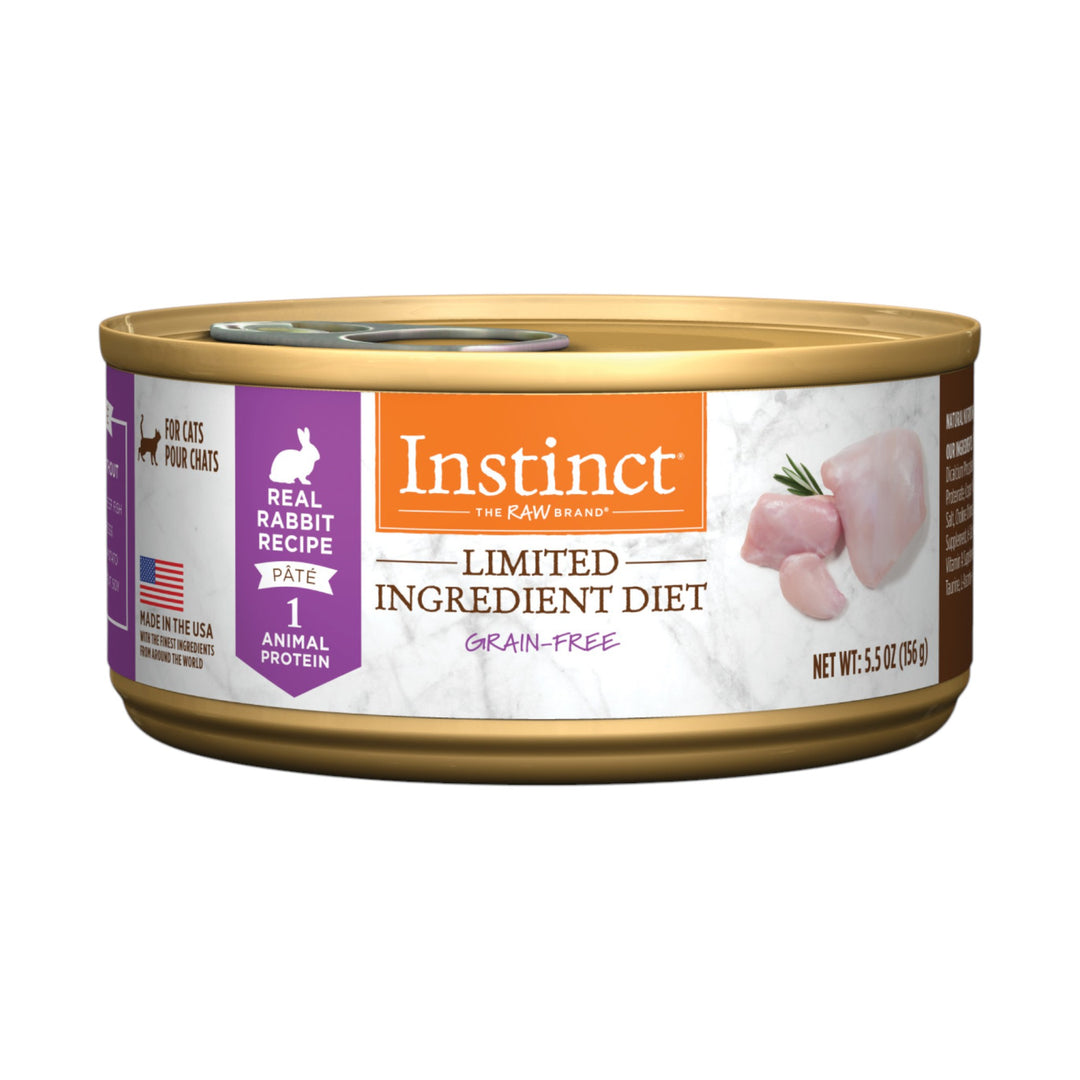 Instinct Pet Food Limited Ingredient Diet Real Rabbit Recipe Cat Food (5.5oz)
