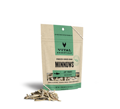 Vital Essentials Cat Freeze-Dried Minnows Treat (0.5oz) - Tail Blazers Etobicoke