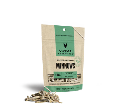 Vital Essentials Cat Freeze-Dried Minnows Treat (1oz)