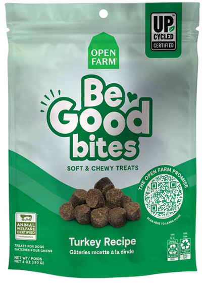 OPEN FARM BE GOOD BITES TURKEY 6OZ - Tail Blazers Etobicoke