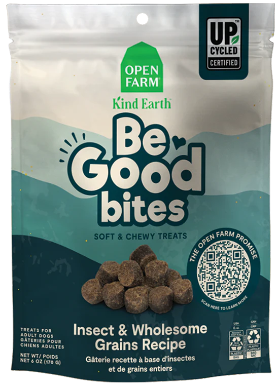 OPEN FARM BE GOOD BITES INSECT 6OZ - Tail Blazers Etobicoke