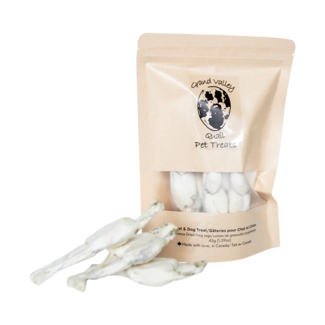 Grand Valley Quail Pet Freeze-Dried Frog Legs (45g)