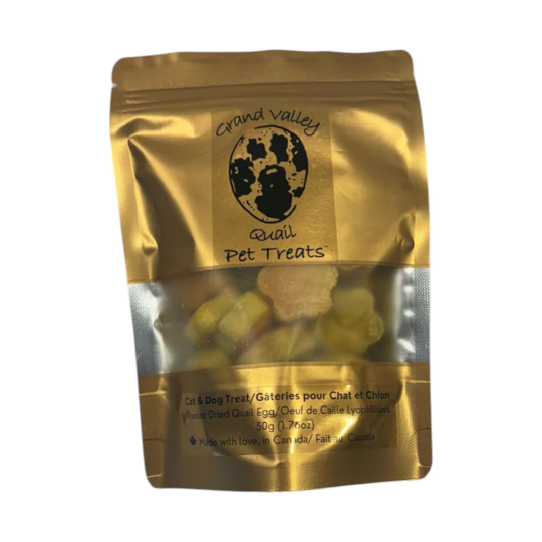 Grand Valley Quail Pet Freeze Dried Quail Egg Treat Large (50g)