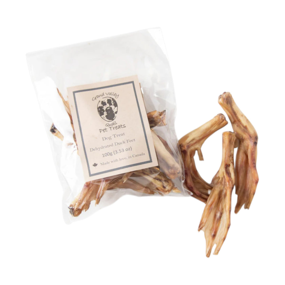 Grand Valley Quail Pet Duck Feet (1pc)