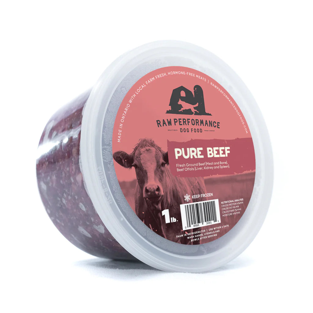 Raw Performance Pure Beef Blend (1lb) - Tail Blazers Etobicoke
