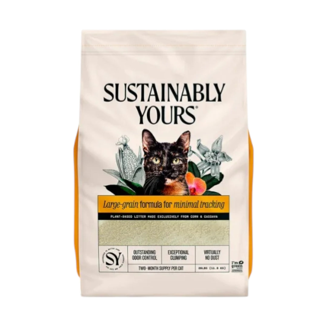 Sustainably Yours Cat Litter Large Grain (13lb)