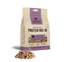 Vital Essentials Dog Freeze-Dried Turkey Protein Mix In Small Nibs Topper (6oz)