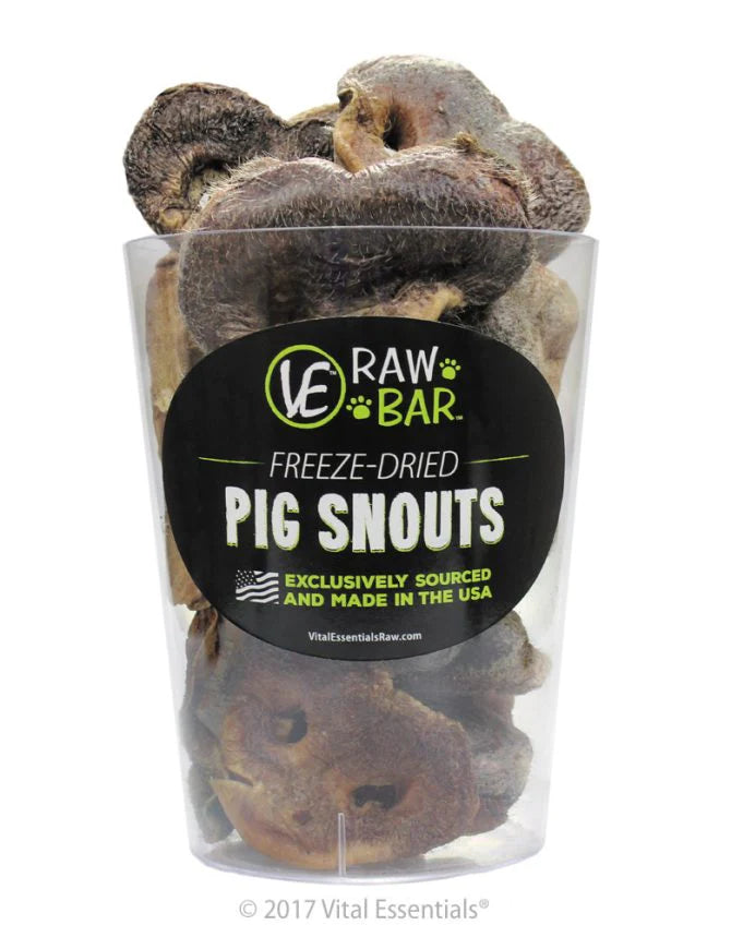 Vital Essentials Raw Bar Freeze-Dried Bulk Pig Snouts - Tail Blazers Etobicoke