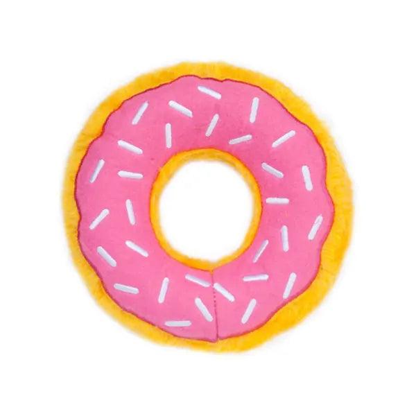 Zippy Paws Medium Strawberry Donut Toy - Tail Blazers Etobicoke