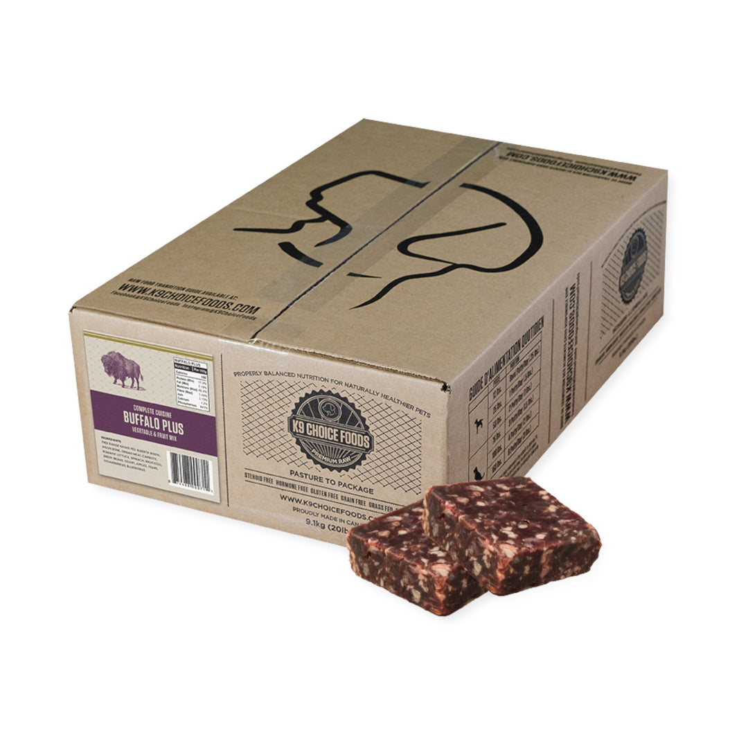 K9 Choice Buffalo Patty (20lb)