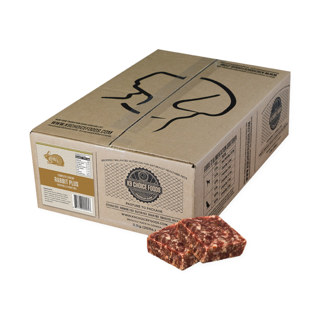 K9 Choice Complete Cuisine Rabbit Plus Patty (20lb)