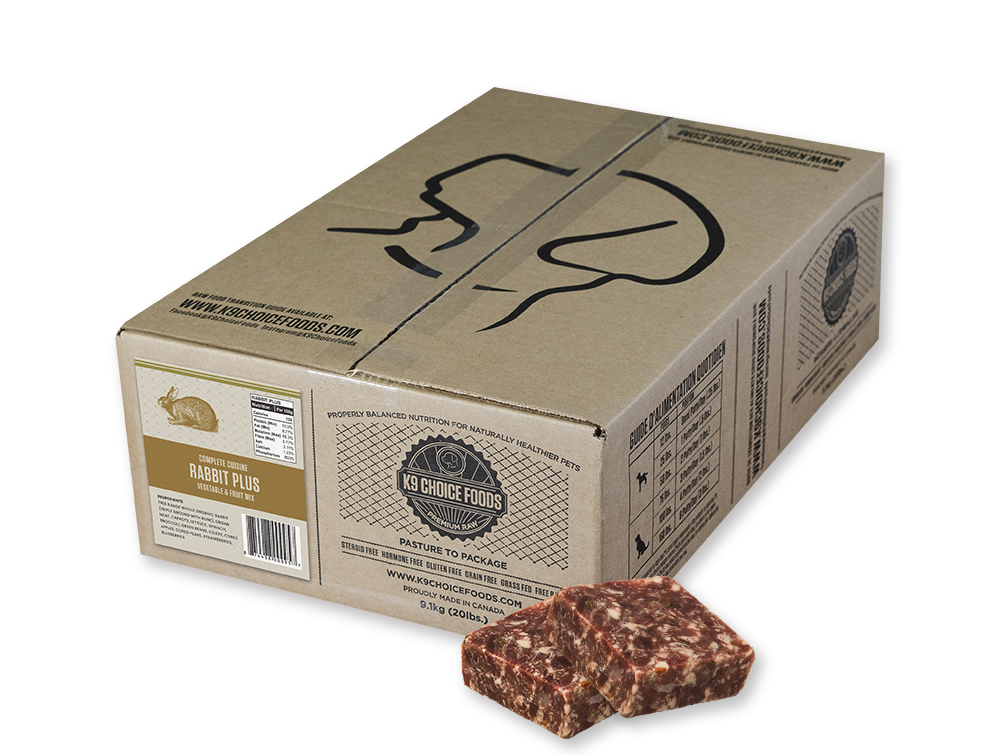 K9 Choice Complete Cuisine Rabbit Plus Patty (20lb)