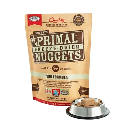 Primal Cat Freeze-Dried Pork Nuggets (14oz) - Tail Blazers Etobicoke