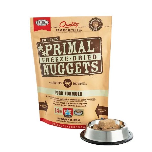 Primal Cat Freeze-Dried Pork Nuggets (5.5oz) - Tail Blazers Etobicoke