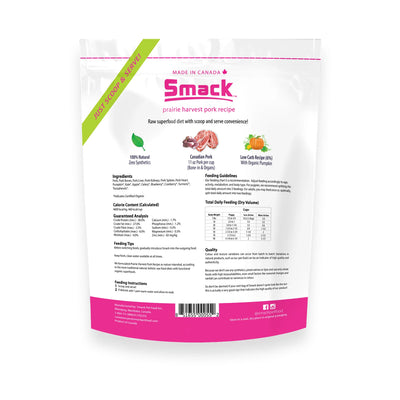 Smack Dog Dehydrated Prairie harvest Pork (2.5kg) - Tail Blazers Etobicoke