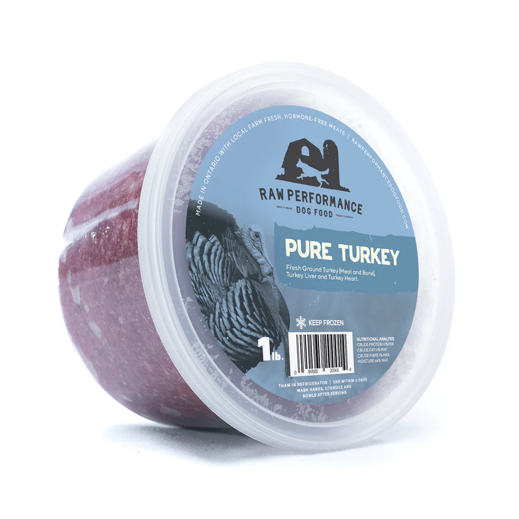 Raw Performance Pure Turkey Blend (1lb) - Tail Blazers Etobicoke