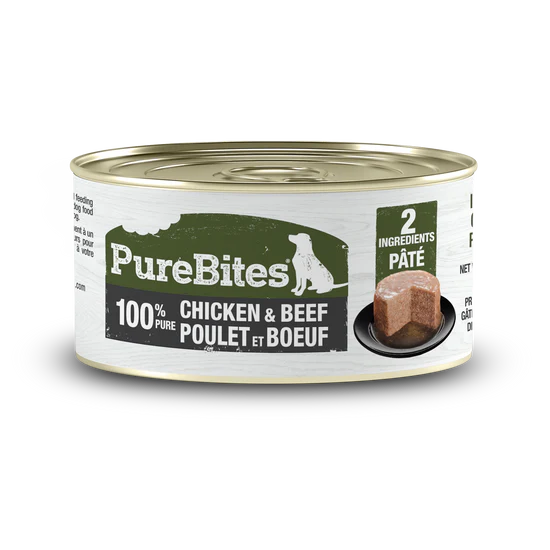 PUREBITES DOG CHIC/BEEF PATE CAN 71G