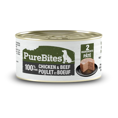 PUREBITES DOG CHIC/BEEF PATE CAN 71G