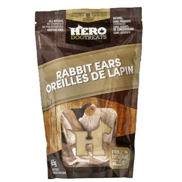 Hero Barktastic Dehydrated Rabbit Ears (55g) - Tail Blazers Etobicoke