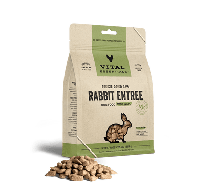 Vital Essentials Dog Freeze-Dried Rabbit Mini Nibs (25oz) - Tail Blazers Etobicoke