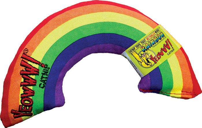 Yeowww! Catnip-Filled Rainbow Cat Toy - Tail Blazers Etobicoke