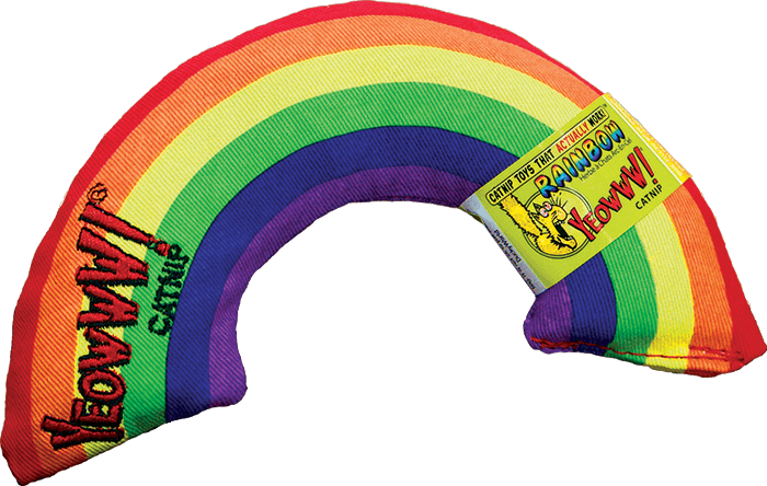 Yeowww! Catnip-Filled Rainbow Cat Toy - Tail Blazers Etobicoke