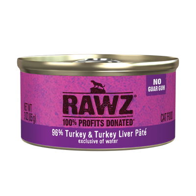 Rawz Turkey/Liver Pate Cat Can (85g)