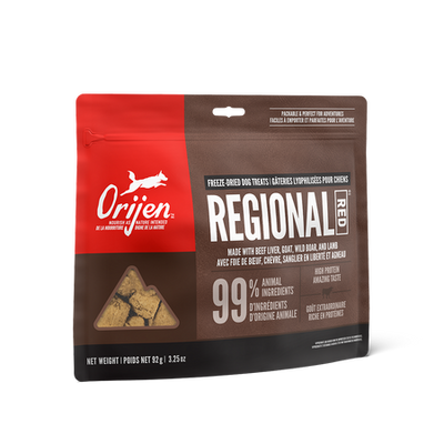 Orijen Freeze Dried Regional Red Dog Treat (92g) - Tail Blazers Etobicoke