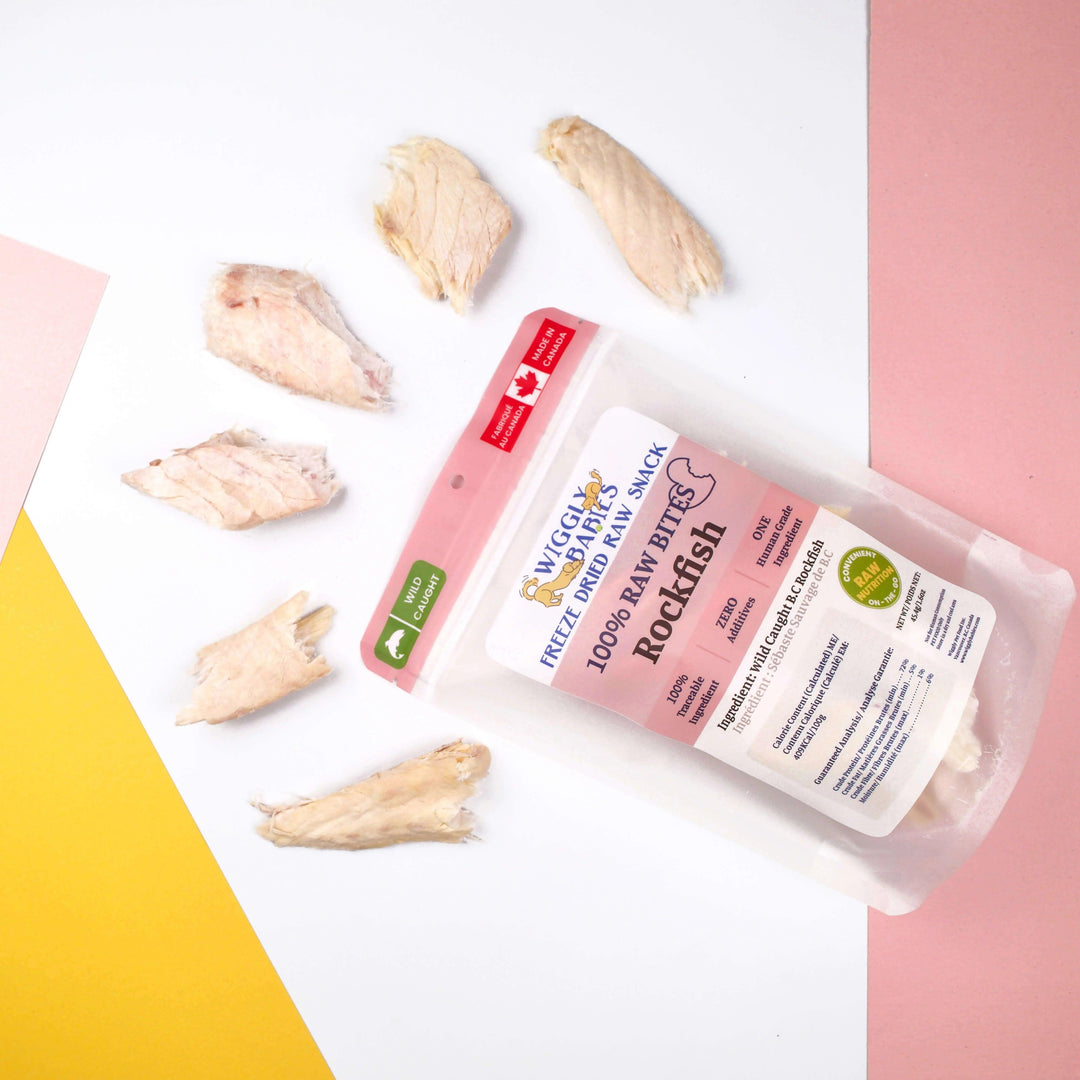 Wiggly Babies Freeze-Dried Rockfish (123G)