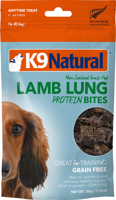 K9 NATURAL FD LAMB PROTEIN BITES 50G - Tail Blazers Etobicoke