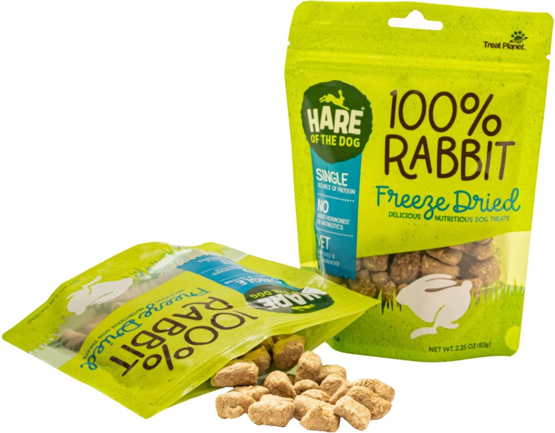Hare Of The Dog Rabbit Freeze Dried Dog Treats (2.25oz)