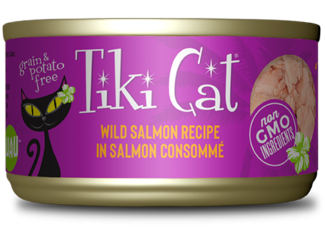 TIKI CAT LUAU SALMON CAN 2.8OZ - Tail Blazers Etobicoke