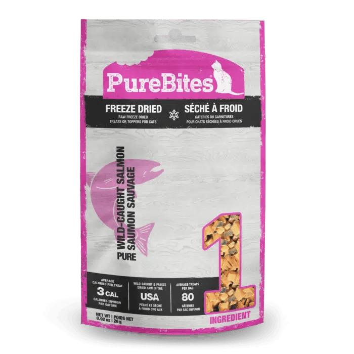 PureBites Cat Freeze-Dried Salmon Treat (26g) - Tail Blazers Etobicoke