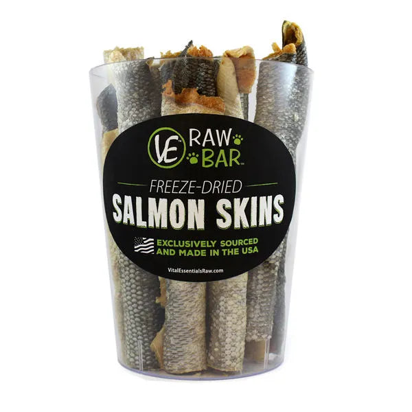 Vital Essentials Raw Bar Freeze-Dried Bulk Salmon Skins - Tail Blazers Etobicoke